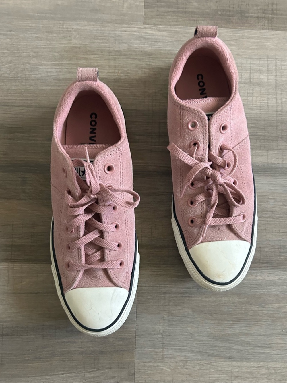 Converse Women's Dusty Pink Low-Top Canvas Sneakers